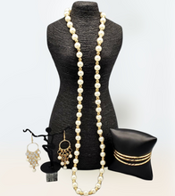 Load image into Gallery viewer, Nautical Novelty Pearl and Gold Custom Set
