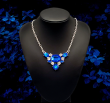 Load image into Gallery viewer, &quot;Blue Wonders&quot; Blue Necklace and Earrings
