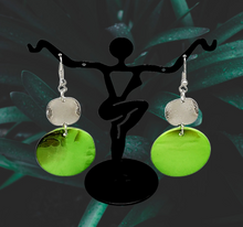 Load image into Gallery viewer, Opulently Oasis Green Earrings
