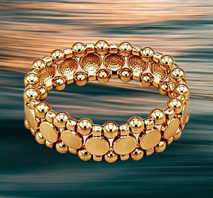 Metro Magnetism Gold Bracelet