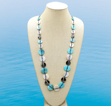Load image into Gallery viewer, Seashore Spa Blue Necklace and Earrings

