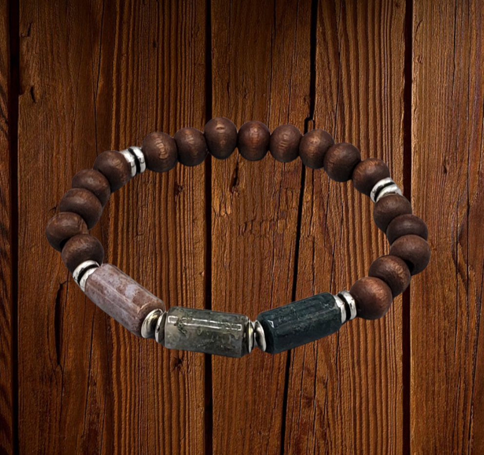 ZEN Most Wanted Brown and Green Urban/Unisex Bracelet