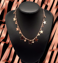 Load image into Gallery viewer, Starry Shindig Copper Stars Necklace and Earrings

