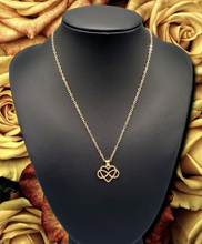 Load image into Gallery viewer, Eternal Love Gold Necklace and Earrings
