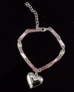 Sweetheart Secrets Pink Bracelet