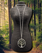 Load image into Gallery viewer, Autumn Abundance Green Necklace and Earrings
