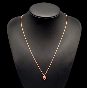 "Queen of Hearts Pink" Necklace and Pendant