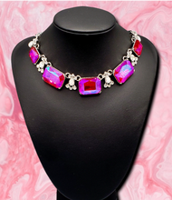 Load image into Gallery viewer, Flawlessly Famous Pink Necklace and Earrings
