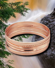 Load image into Gallery viewer, Stackable Shimmer Copper Bracelets
