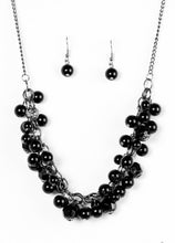 Load image into Gallery viewer, Get Off My Runway Black Necklace and Earrings
