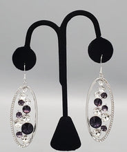 Load image into Gallery viewer, Rock Candy Bubbly Purple Earrings
