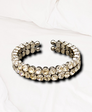 Load image into Gallery viewer, Megawatt Majesty White Rhinestone Bracelet (Life of the Party December 2021 Exclusive)
