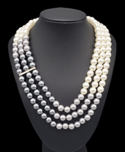 Load image into Gallery viewer, &quot;Times Square Starlet&quot; White Necklace and Earrings
