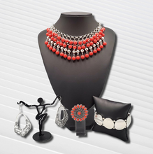 Load image into Gallery viewer, Jubilant Jingle Red and Silver Custom Set
