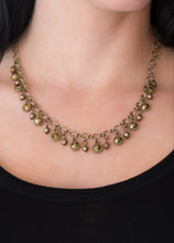 Load image into Gallery viewer, City Couture Brass Necklace and Earrings
