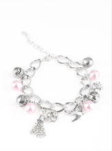 Load image into Gallery viewer, Lady Love Dove Pink Charm Bracelet
