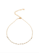 Load image into Gallery viewer, Take A Risk Gold Choker Necklace and Earrings
