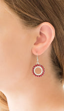 Load image into Gallery viewer, Wreathed in Radiance Red Earrings
