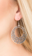 Load image into Gallery viewer, Wistfully Winchester Silver Filigree Earrings
