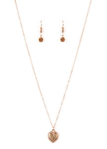 Fierce Flirt Copper Necklace and Earrings