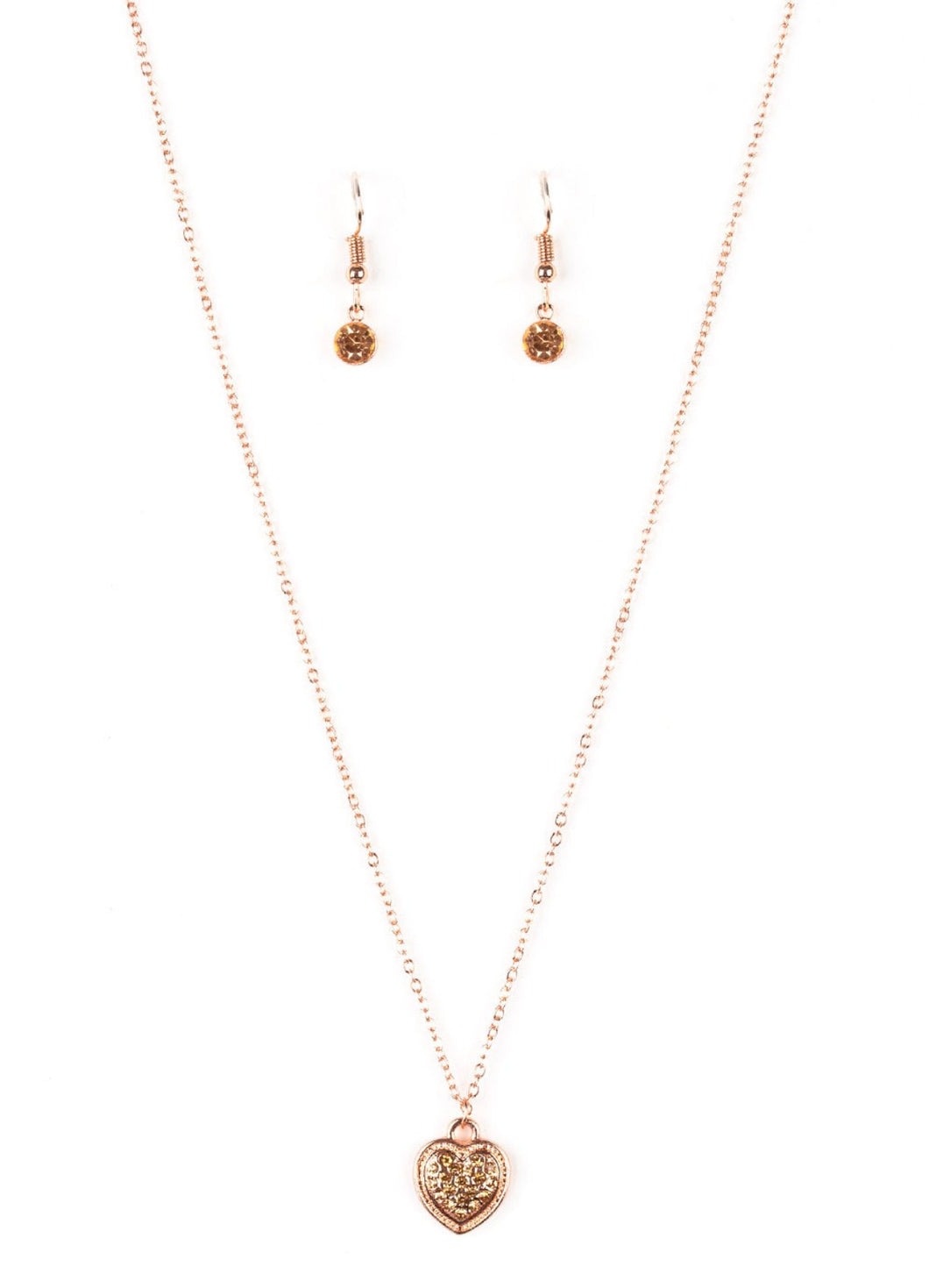 Fierce Flirt Copper Necklace and Earrings