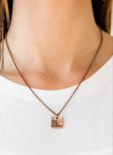 Load image into Gallery viewer, &quot;Own Your Journey&quot; Copper Necklace and Earrings
