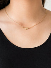 Load image into Gallery viewer, In-Flight Fashion Gold Leaf Necklace and Earrings
