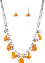 Load image into Gallery viewer, Grand Canyon Grotto Orange Necklace and Earrings
