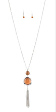 Load image into Gallery viewer, Have Some Common SENSEI Orange Necklace and Earrings
