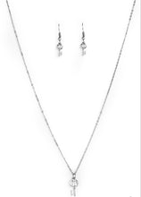 Load image into Gallery viewer, Very Low Key Silver Necklace and Earrings
