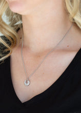 Load image into Gallery viewer, One Small Step For GLAM Silver and Bling Necklace and Earrings
