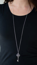 Load image into Gallery viewer, Got It On Lock WHITE Necklace and Earrings
