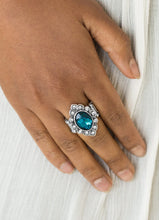 Load image into Gallery viewer, Power Behind The Throne Blue Bling Ring
