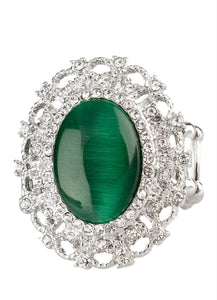 "BAROQUE The Spell" Green Ring