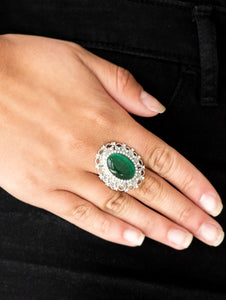 "BAROQUE The Spell" Green Ring