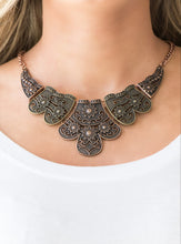 Load image into Gallery viewer, Mess With The Bull Mixed Metal Necklace and Earrings
