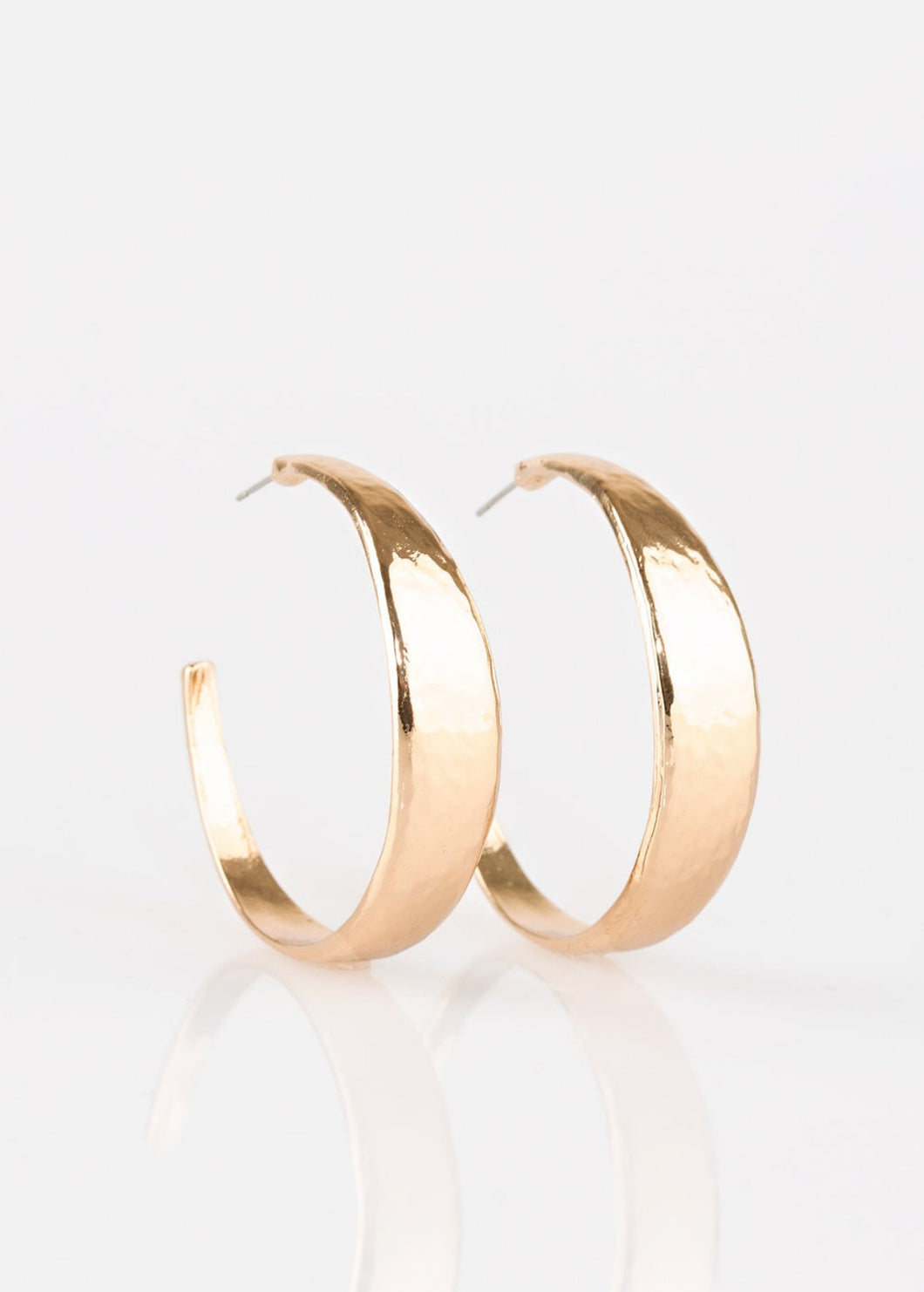 HOOP and Holler Gold Hoop Earrings