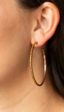 Load image into Gallery viewer, Trending Twinkle Copper Hoop Earrings
