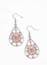 Load image into Gallery viewer, A Flair For Fabulous Orange Earrings
