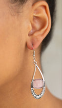 Load image into Gallery viewer, The Greatest GLOW On Earth Pink Cat&#39;s Eye Earrings
