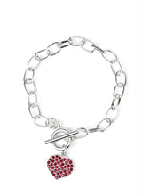 Load image into Gallery viewer, Lots of Love Red Bracelet
