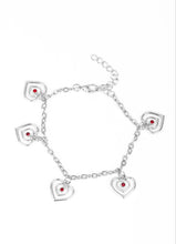 Load image into Gallery viewer, Unbreakable Hearts Red Bracelet

