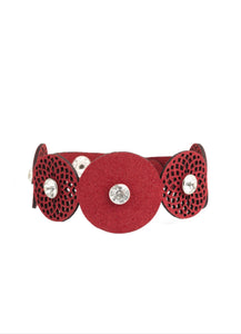 Poppin Popstar Red Wrap Bracelet