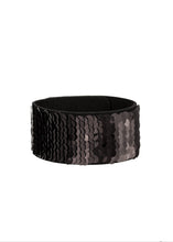 Load image into Gallery viewer, Mer-mazingly Mermaid Red/Black Sequin Wrap Bracelet
