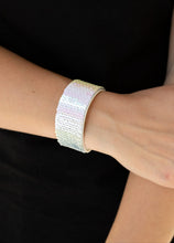 Load image into Gallery viewer, Mer-mazingly Mermaid Pink/Silver Sequin Wrap Bracelet
