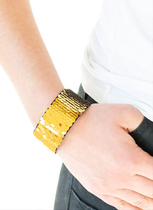 "Flipping Out" Sequin Wrap Bracelet