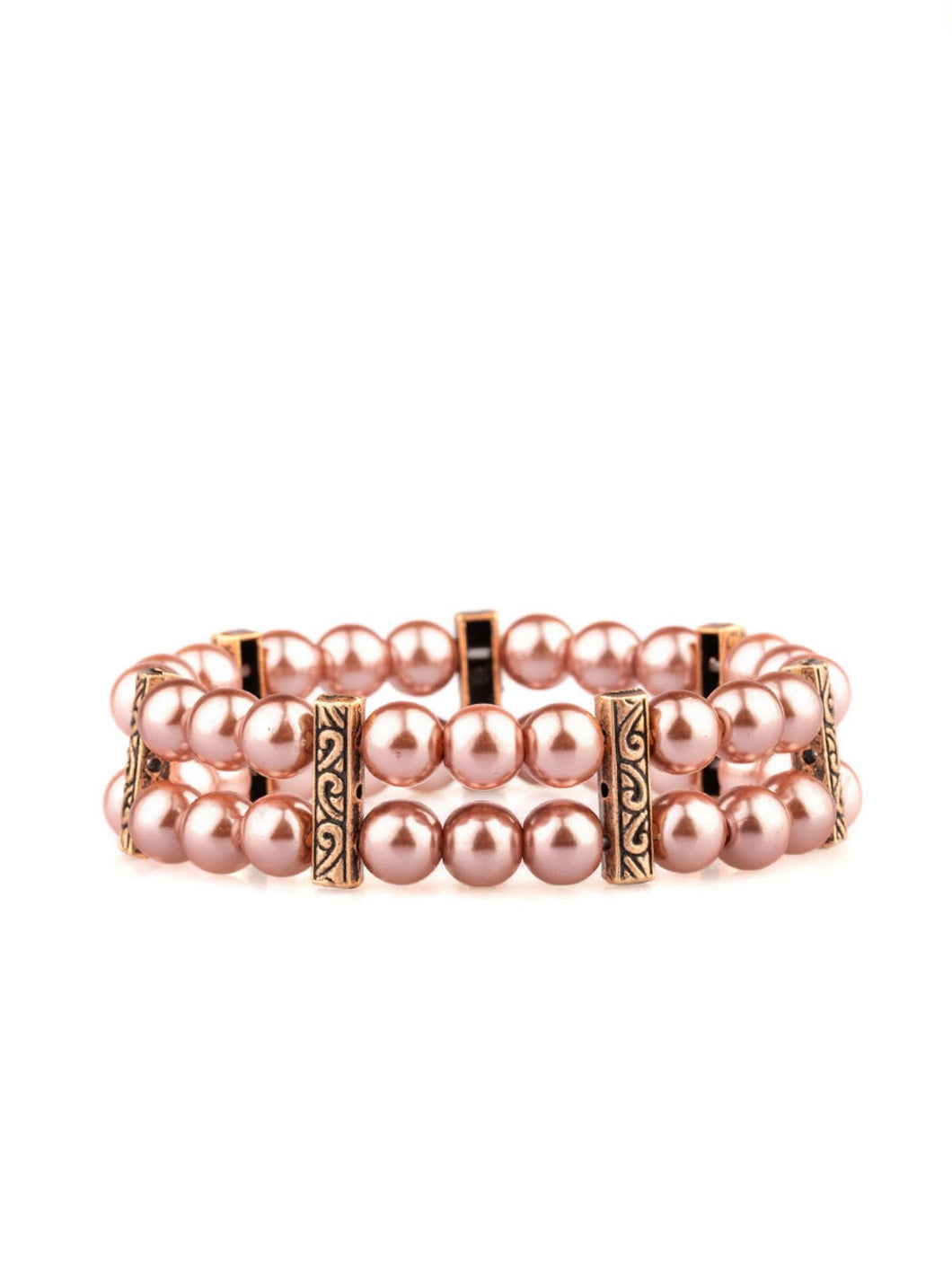 Modern Day Mariner Pearl and Copper Bracelet