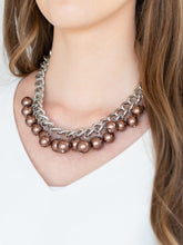 Load image into Gallery viewer, &quot;Get Off My Runway&quot; Brown Necklace and Earrings
