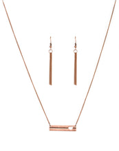Load image into Gallery viewer, Sending All My Love Copper Necklace and Earrings
