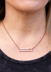 Sending All My Love Copper Necklace and Earrings